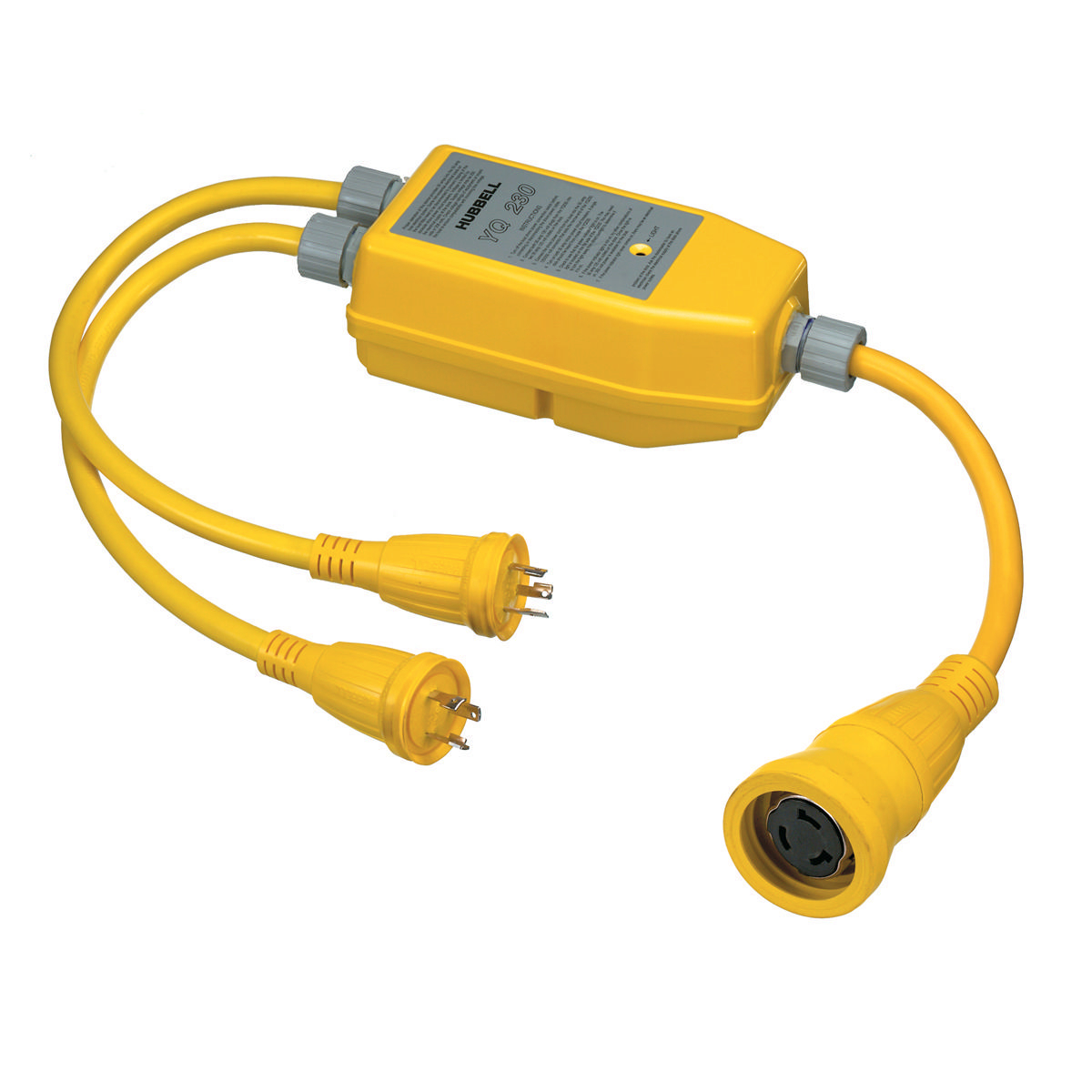 Product image for Adapter twlo fem.50A@ 2-plug male 30A 125V