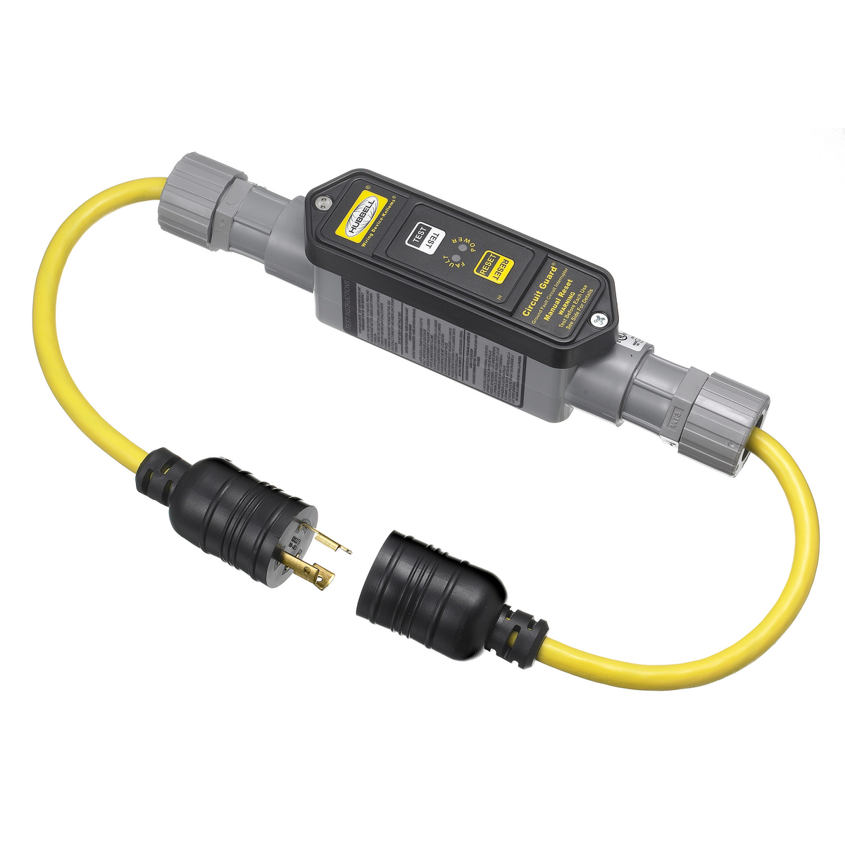 Product image for GFCI in-line manual L5-20 lock 125VAC 20A NEMA4X