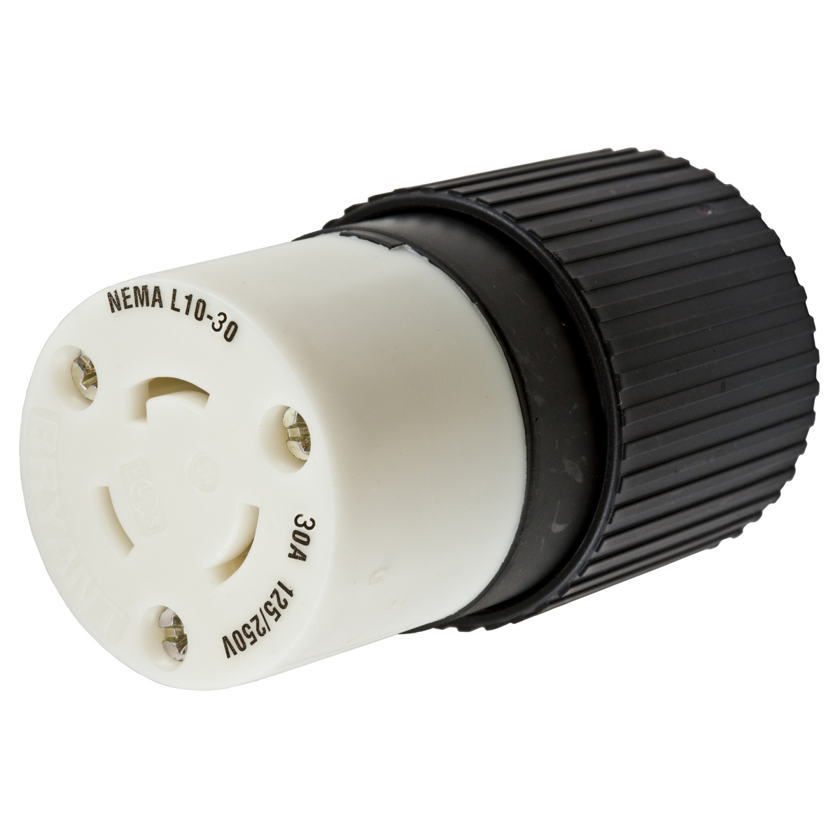 Product image for LKGCONN, 30A 125/250V, L10-30R, B/W