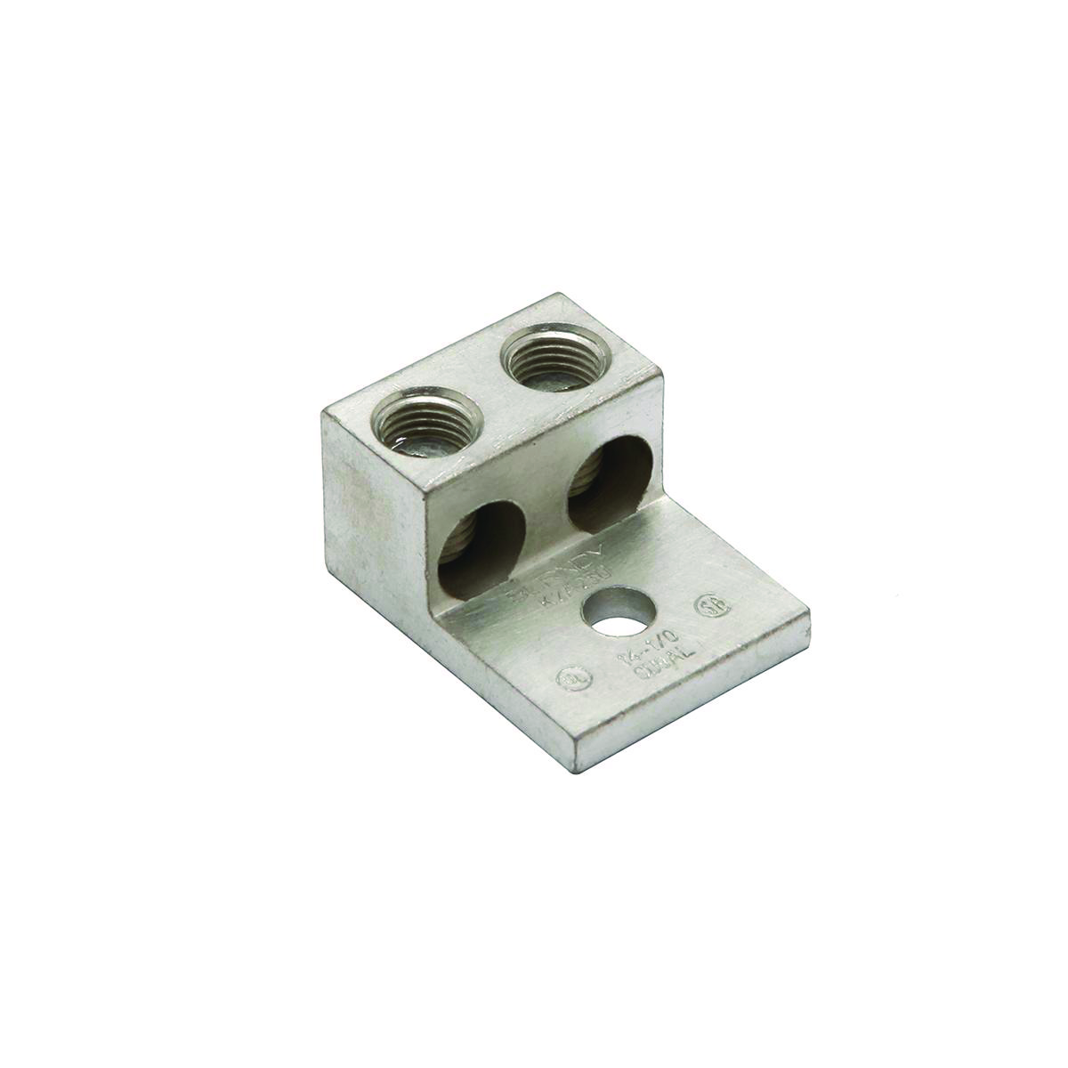 Product image for BURNDY K2A25U TERM MECH #14-1/0 AWG 1/4" SCREW SIZE 1-HOLE