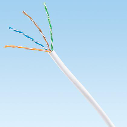 Product image for PANDUIT PUR5504BU-UY-S WIRE CAT5E RISER 4PR #24G BLUE U/UTP FT4 1000FT