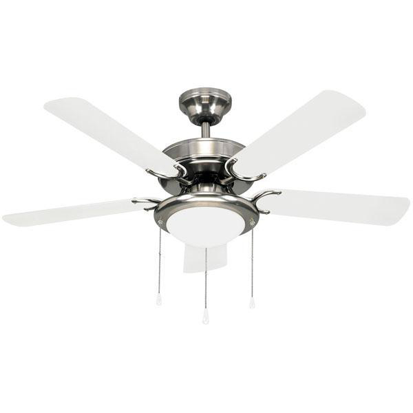 CANARM CF9042551S FAN 42" 5 BLADE WHITE / PEWTER 2X19 LAMPS