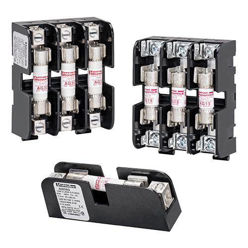 Product image for Fuse Bases 480V 60A Class G 3-pole Tin-Plate Aluminum Box with Reinforced Clip
