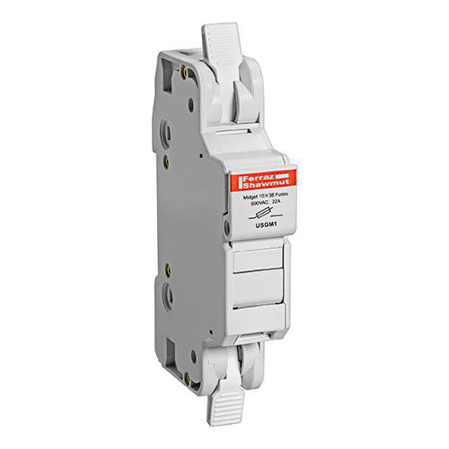 Product image for Fuse Holders 600V 30A Midget 1-pole Light Indicator, cage clamp