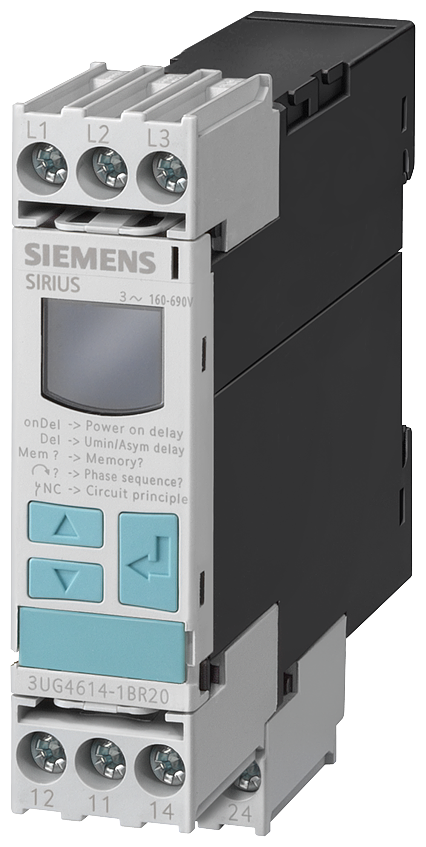 Product image for Relay monitoring 2CO screw type 690V under voltage digital
