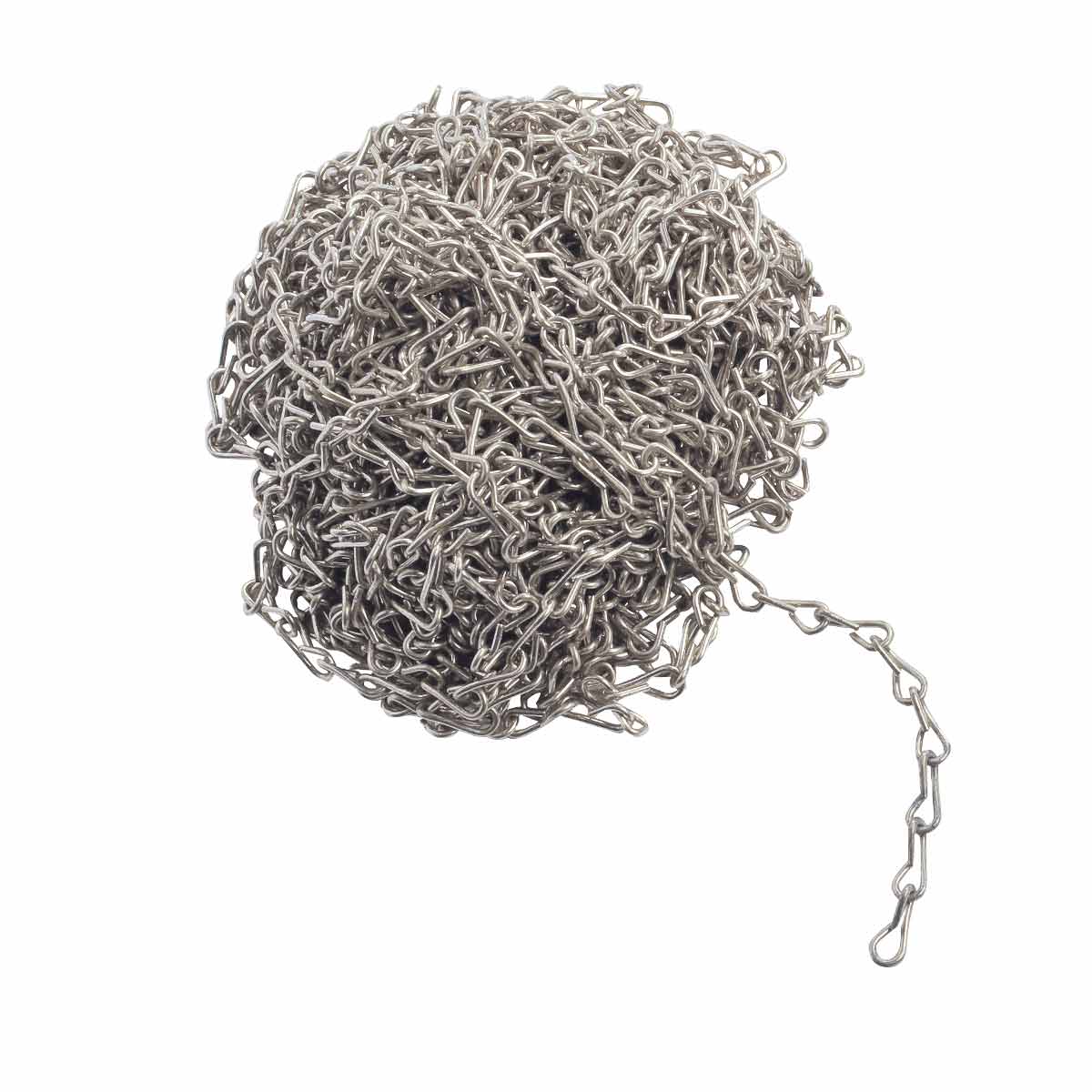Product image for Jack Chain, 50" L, Stainless Steel