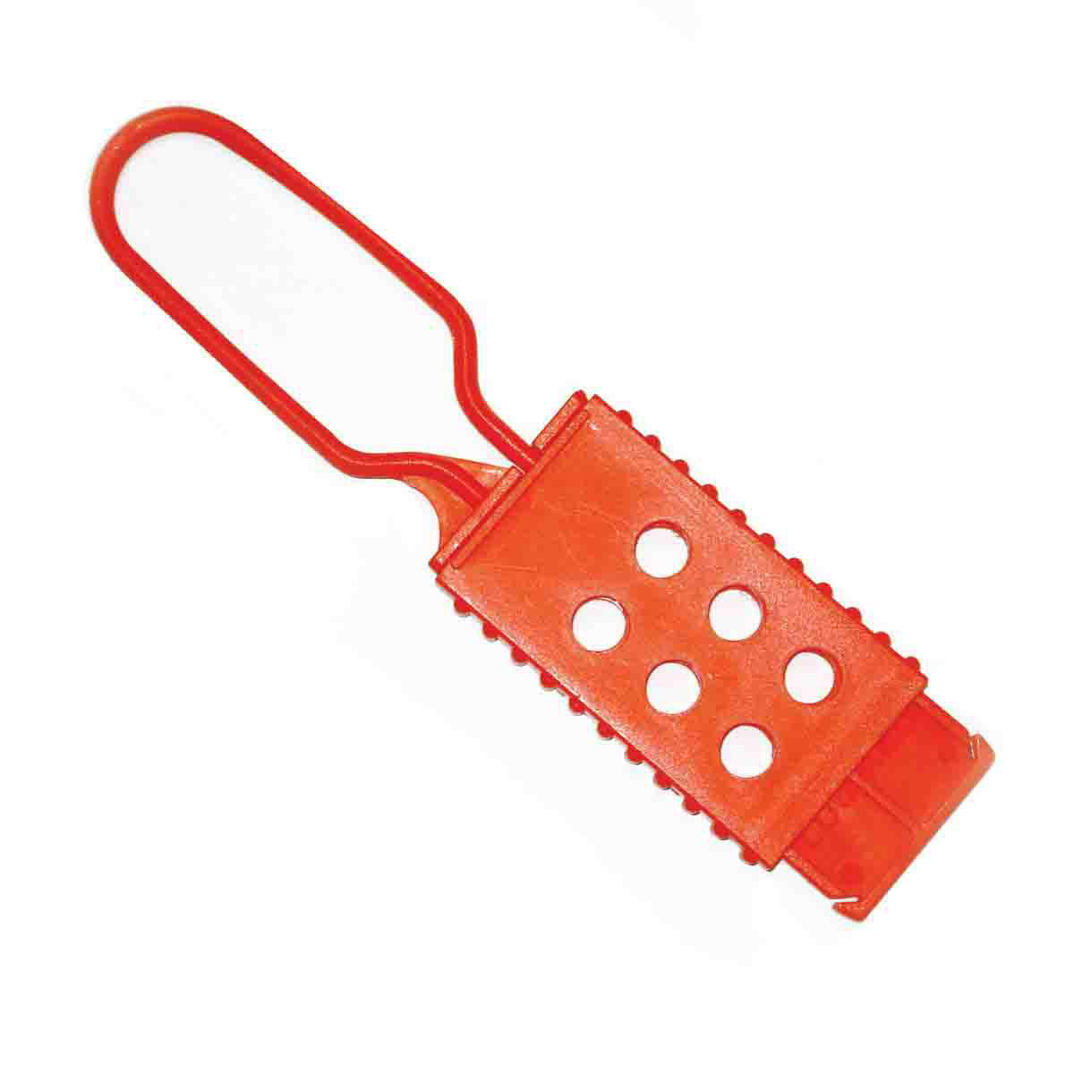 Product image for BRADY 99668 NYLON LOCKOUT HASP ORANGE 7.008 IN H X 1.604 IN W X 0.433 IN D