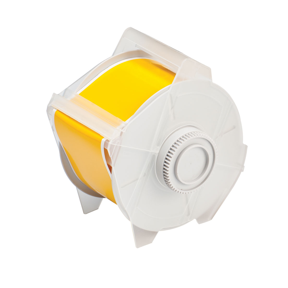 Product image for Tape GLOBALMARK vinyl yellow 2.25inx100ft