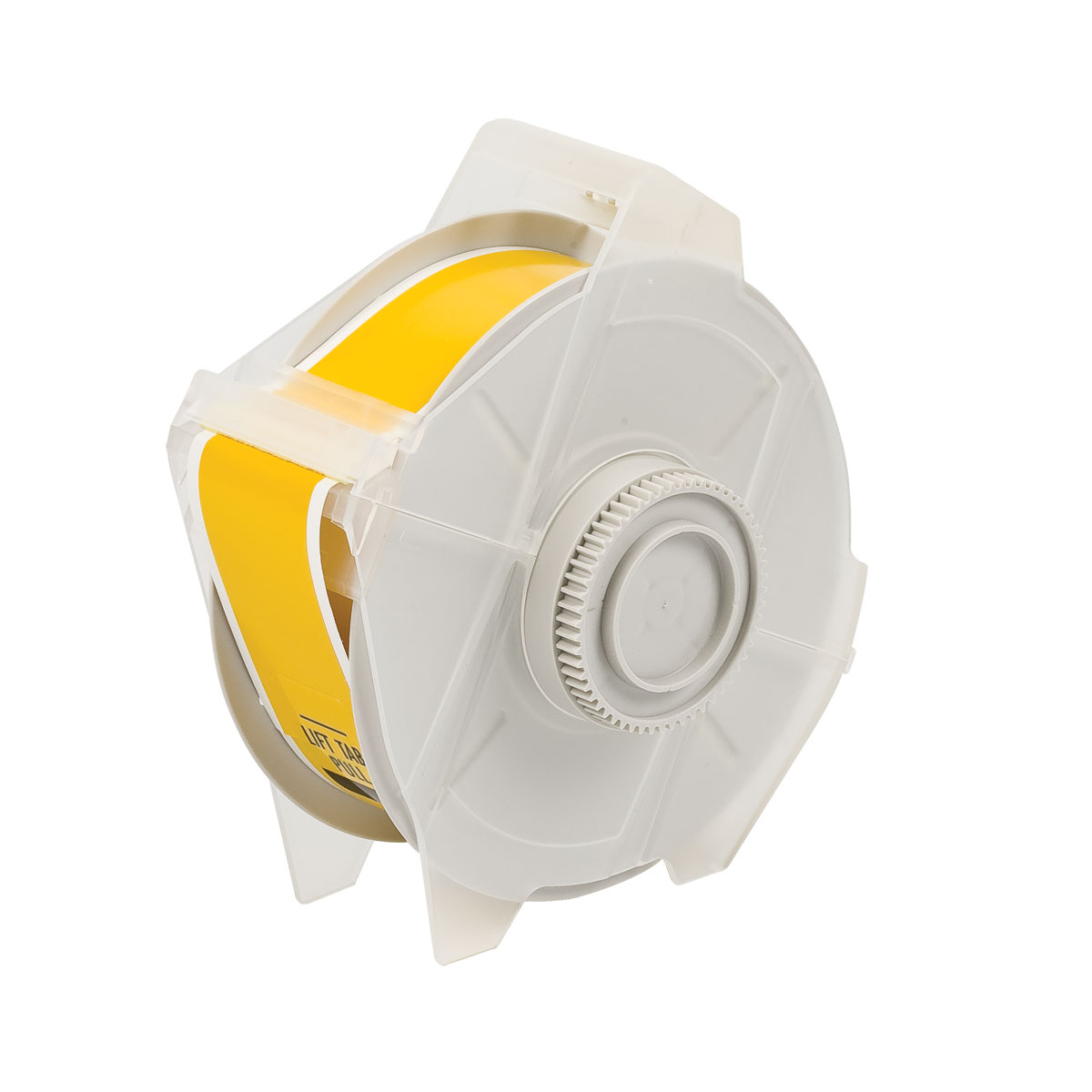 Product image for Tape GLOBALMARK vinyl yellow 1.12inx100ft
