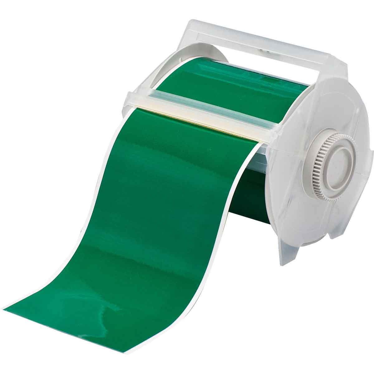 Product image for Tape GLOBALMARK vinyl green 4inx100ft