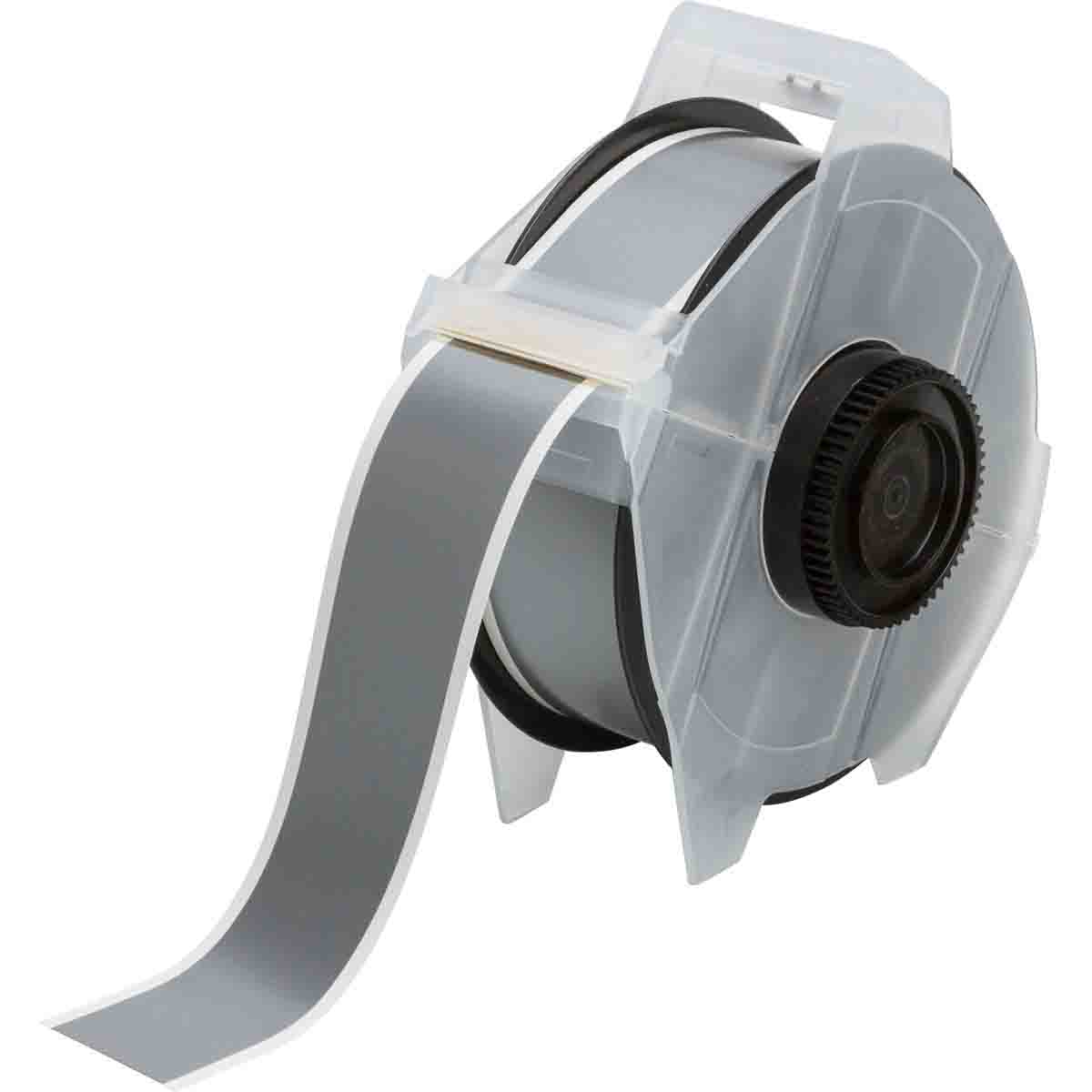 Product image for Tape GLOBALMARK vinyl grey 1.12inx100ft