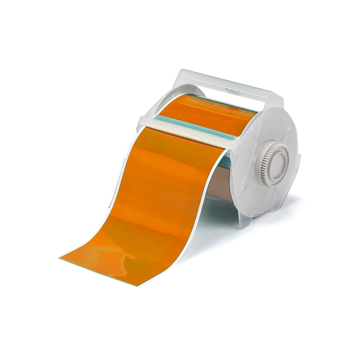 Product image for Tape GLOBALMARK vinyl orange 4inx100ft