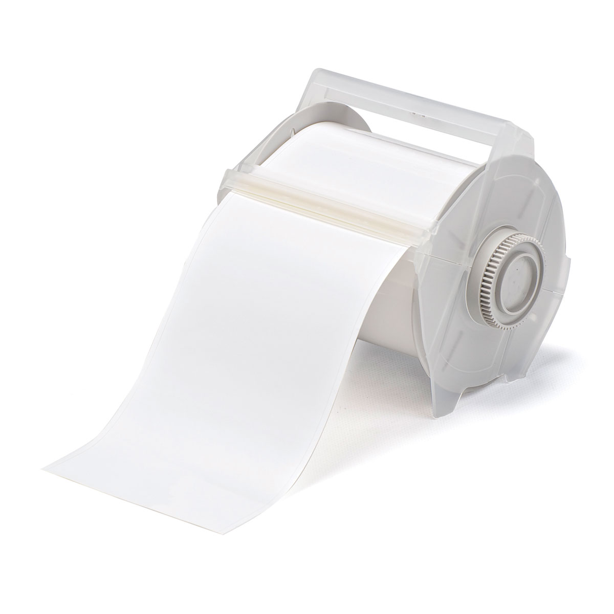 Product image for Tape GLOBALMARK vinyl white 4inx100ft