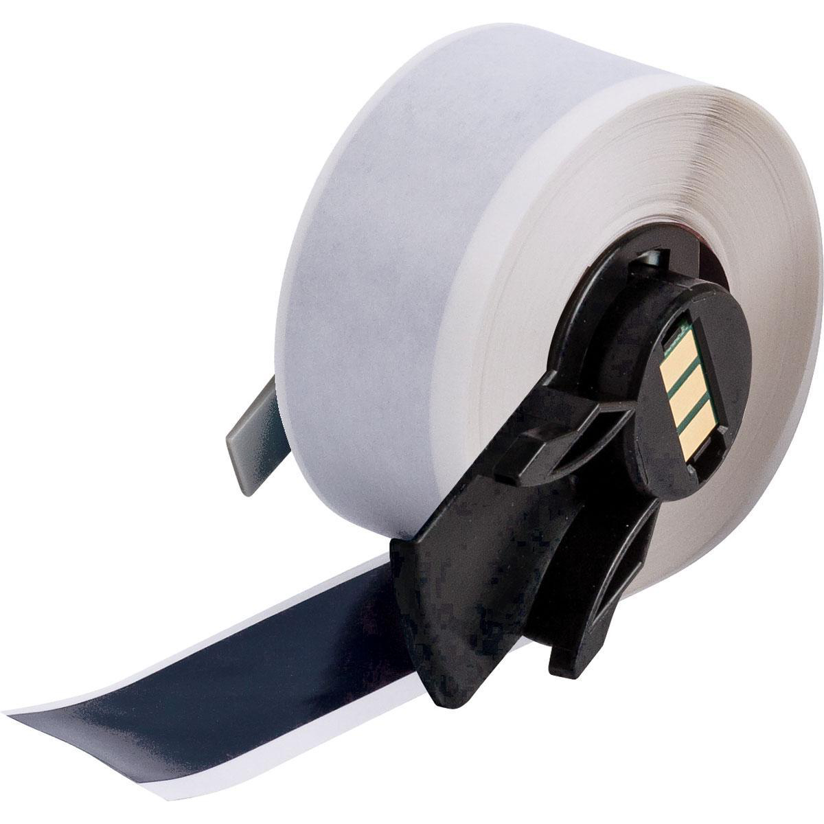 Product image for Label 1 in W x 50 ft L Vinyl Black Roll of 50 Feet