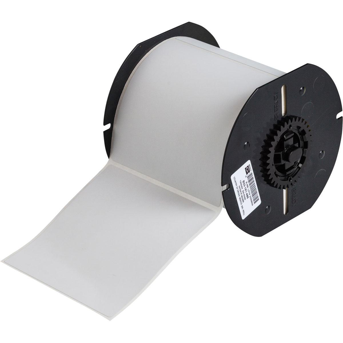 Product image for B33 Series MetaLabel Metallized Matte Polyester Labels, 4" H x 4" W, Roll of 250 Labels