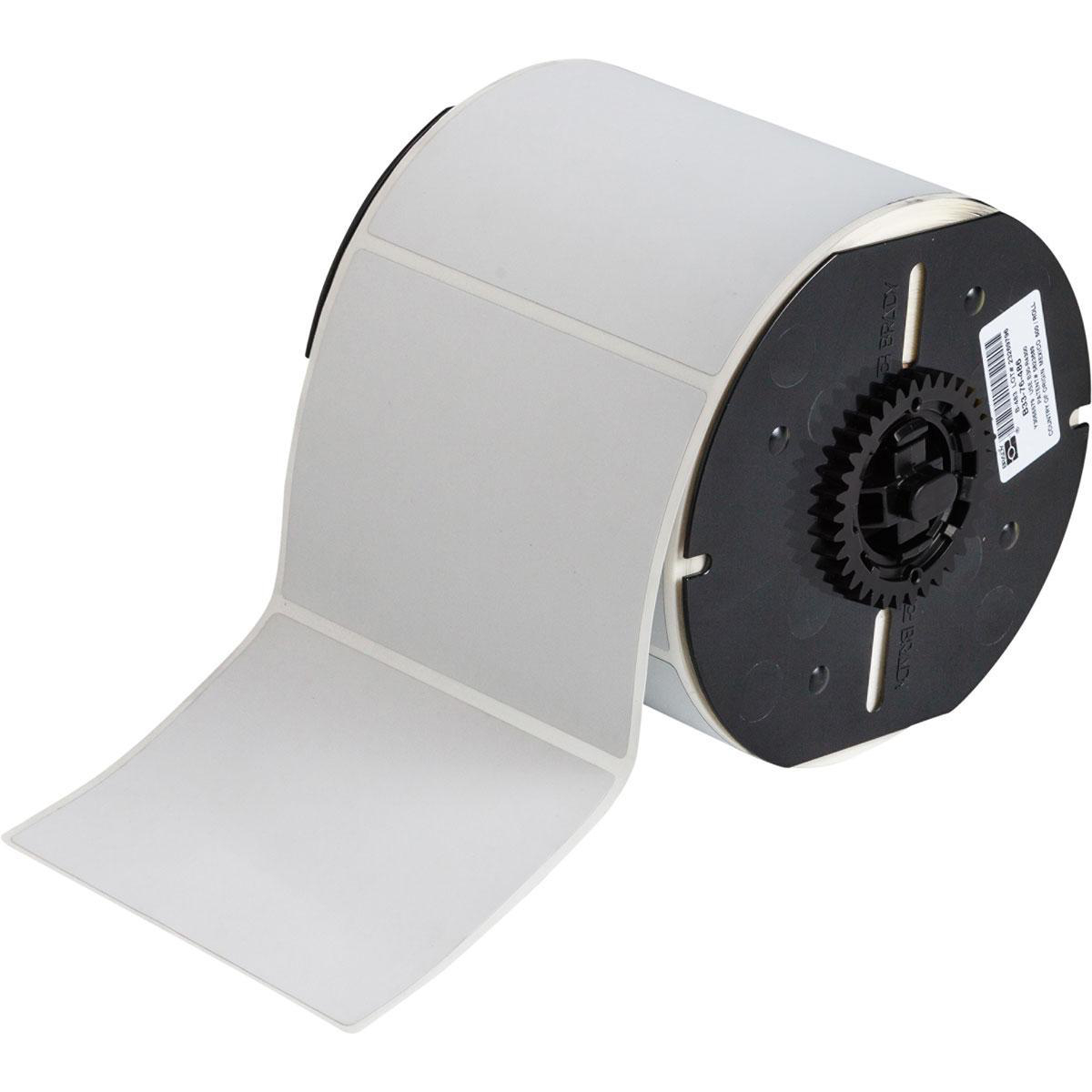 Product image for B33 Series MetaLabel Metallized Matte Polyester Labels, 3" H x 4" W, Roll of 500 Labels