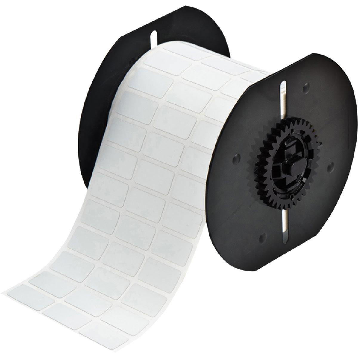 Product image for B33 Series Metallized Polyester with Permanent Rubber-based Adhesive Labels, 0.5" H x 1" W, Roll of 5000 Labels