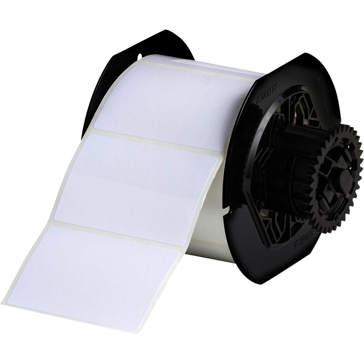 Product image for B33 Series WorkHorse White Polyester Labels, 2" H x 3" W