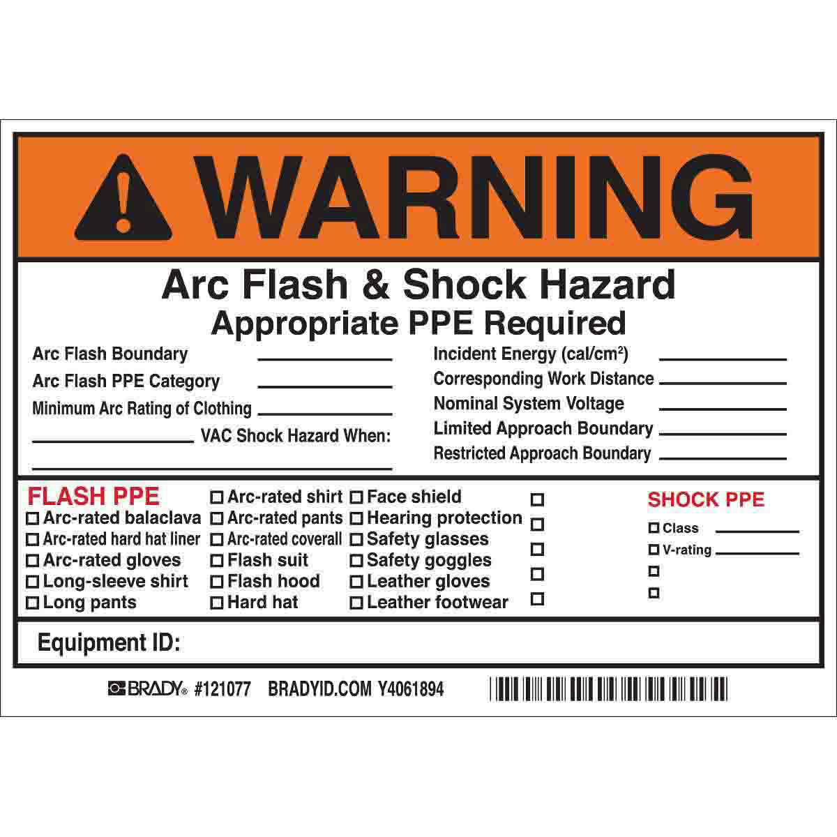 Product image for SOLVENT Labels, Red on Yellow, 3" H x 7" W x 0.006" D