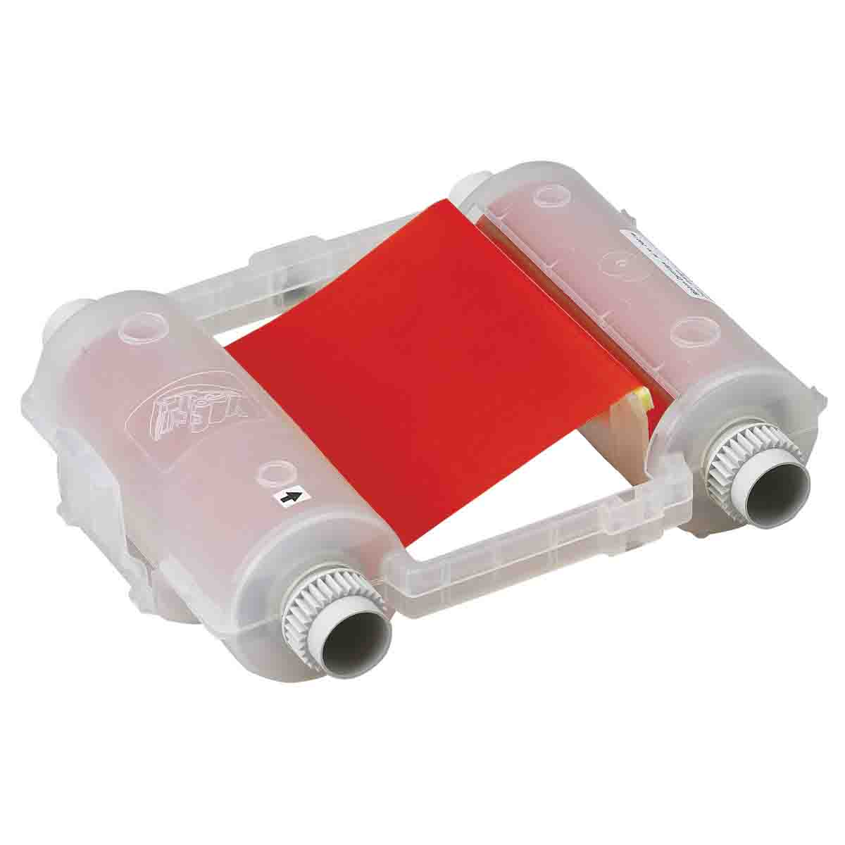 Product image for Ribbon GLOBALMARK red 4.11inx200ft