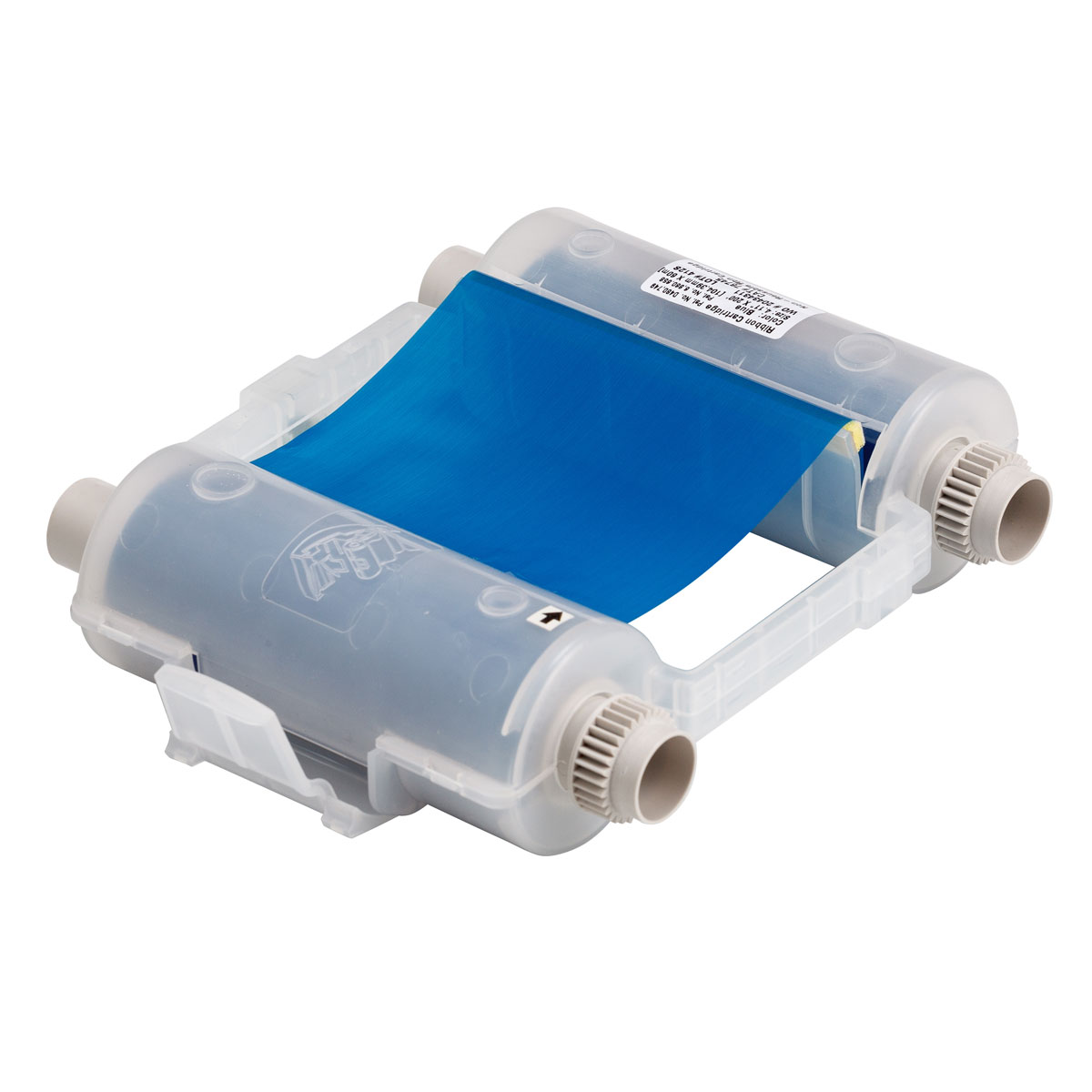 Product image for Ribbon GLOBALMARK blue 4.11inx200ft