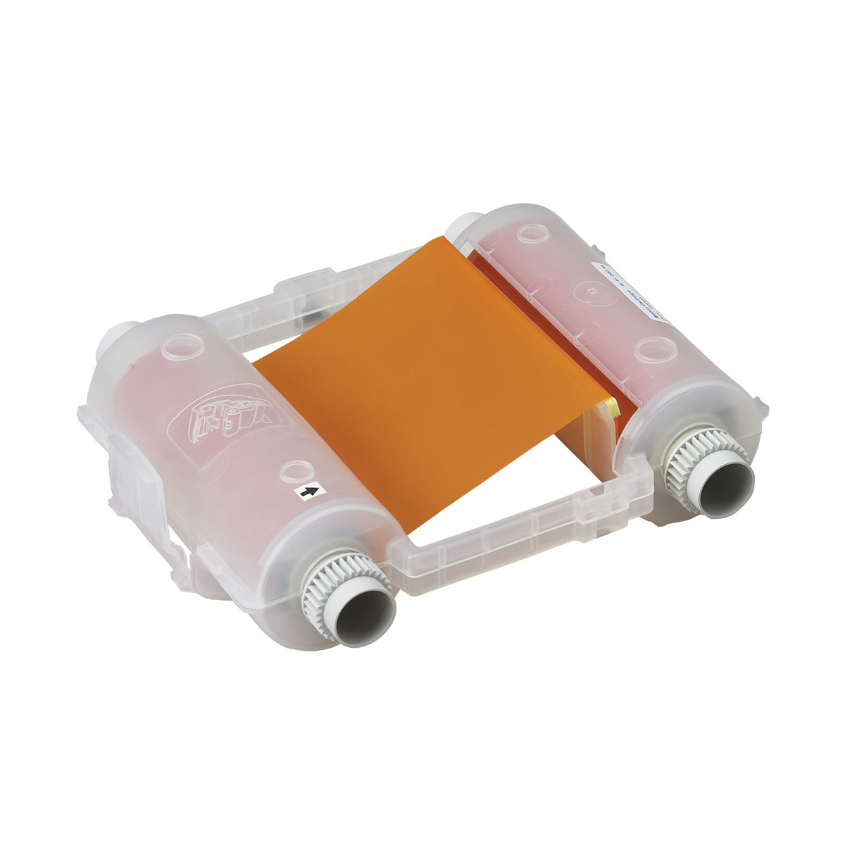 Product image for Ribbon GLOBALMARK orange 4.11inx200ft