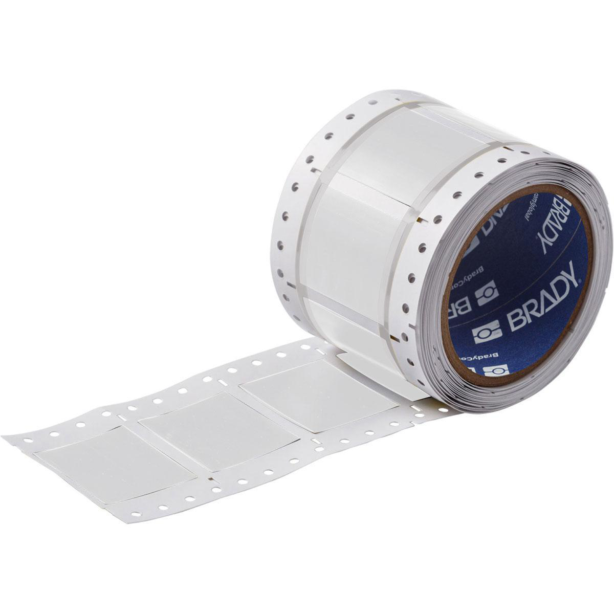 Product image for PermaSleeve Polyolefin Wire Marking Sleeves, White, 1" Dia x 1" W, Roll of 500 Each