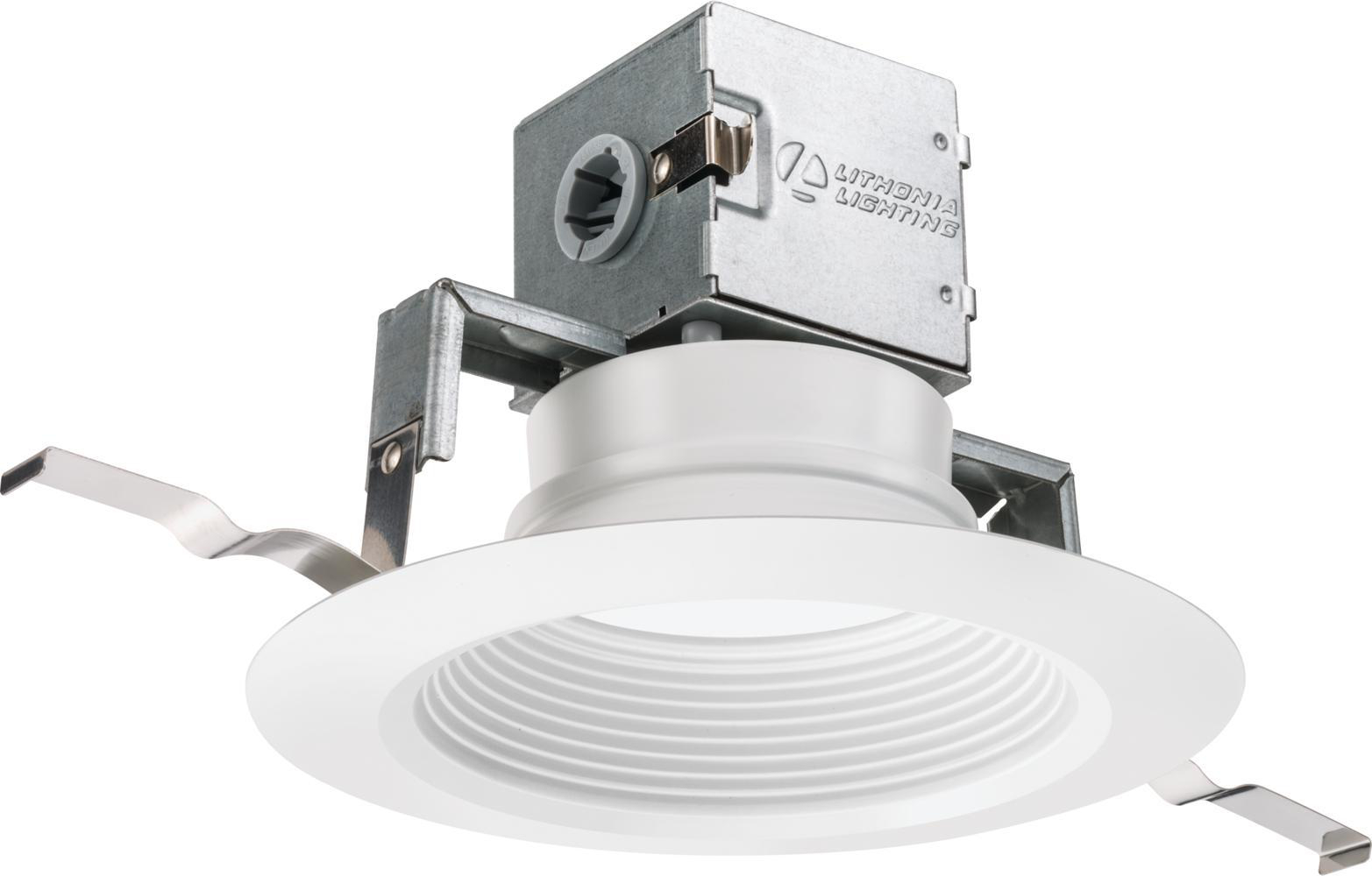 Product image for GEN5 Canless Kit 6IN Baffle, Round, 5000K, 90 CRI, Matte white