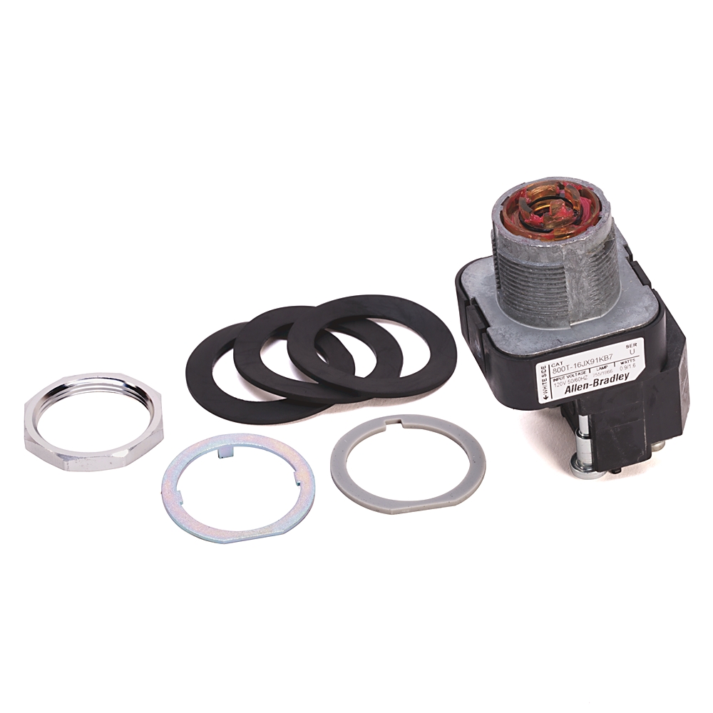 Product image for Switch selector 1NO-1NC logic reed spring return from both knob B7-cam 120V