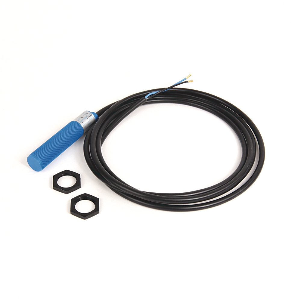 Product image for ABRA 871C-D8R18 PROXIMITY SENSOR, 2-WIRE AC PLASTIC HOUSING, TUBULAR PLASTIC, 8MM SENSING DISTANCE, N.C. OUTPUT, PVC CABLE