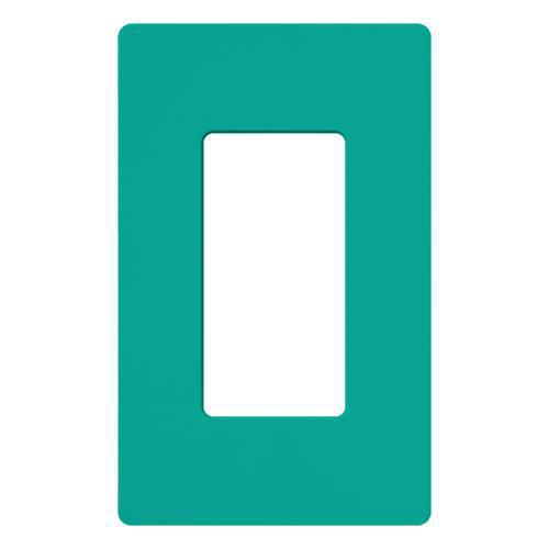 Product image for Wallplate 1-gang turquoise