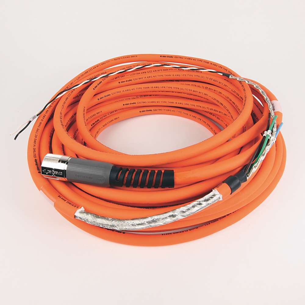Product image for Cable power/brake continuous flex 14AWG TPE M7 orange 20m