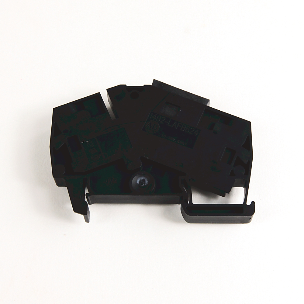 Product image for Block terminal fuse 1-circuit automotive 10-22AWG 25A 300V black