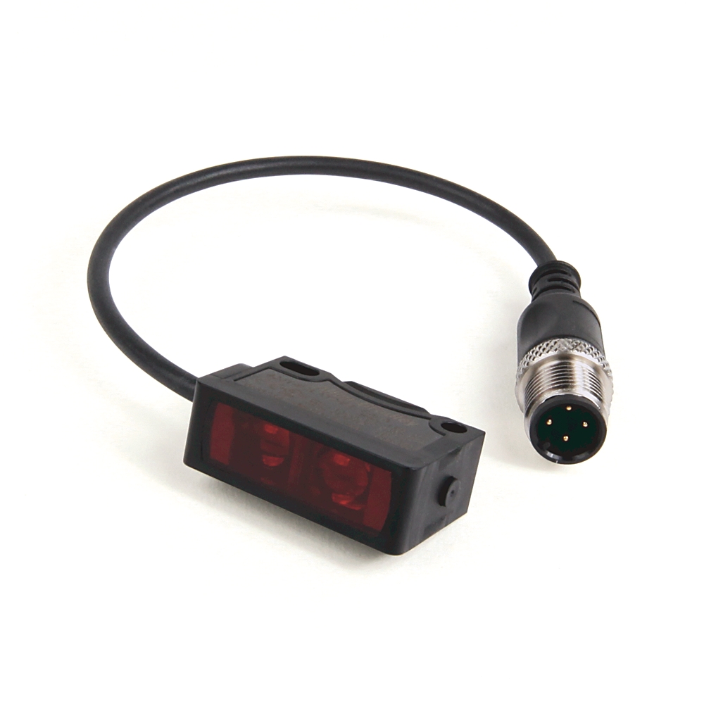 Product image for Sensor photoelectric NPN-PNP 30VDC 4-pin micro M12 laser