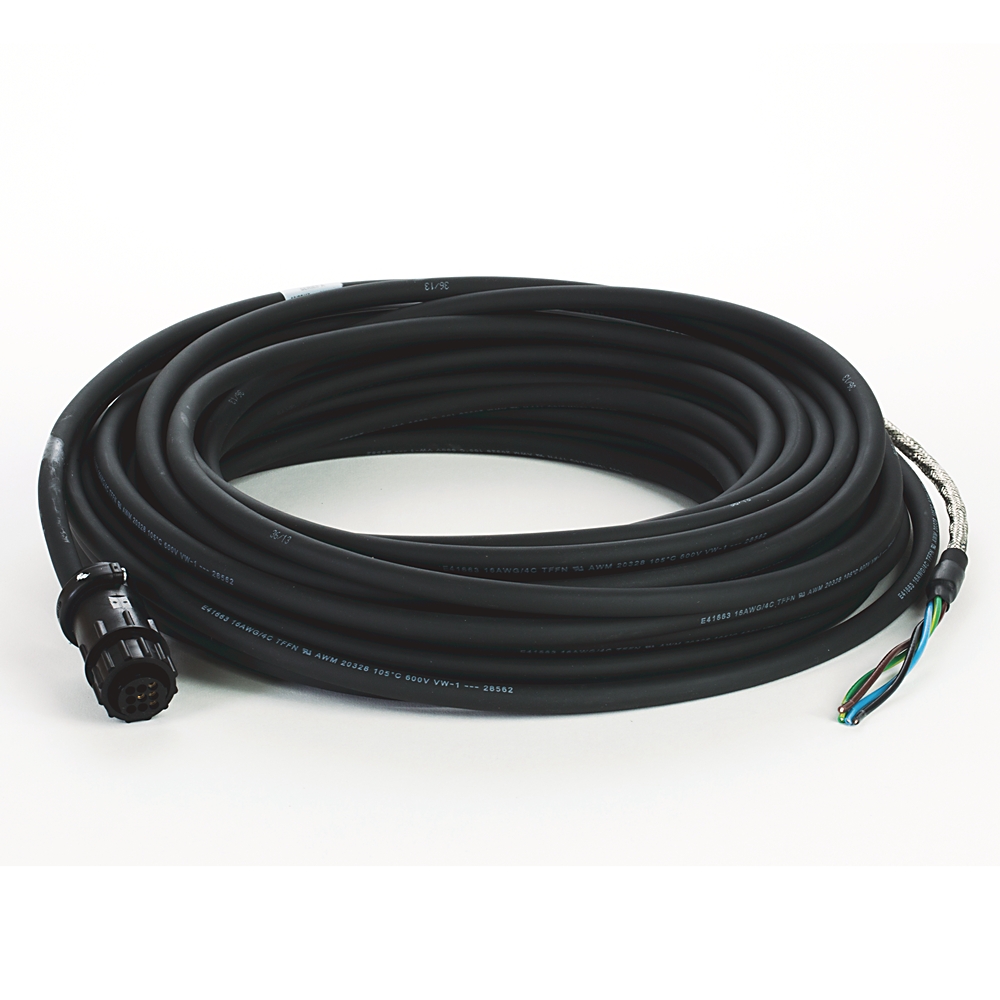 Product image for Cable power non-flex 16AWG TPE M6 black 20m