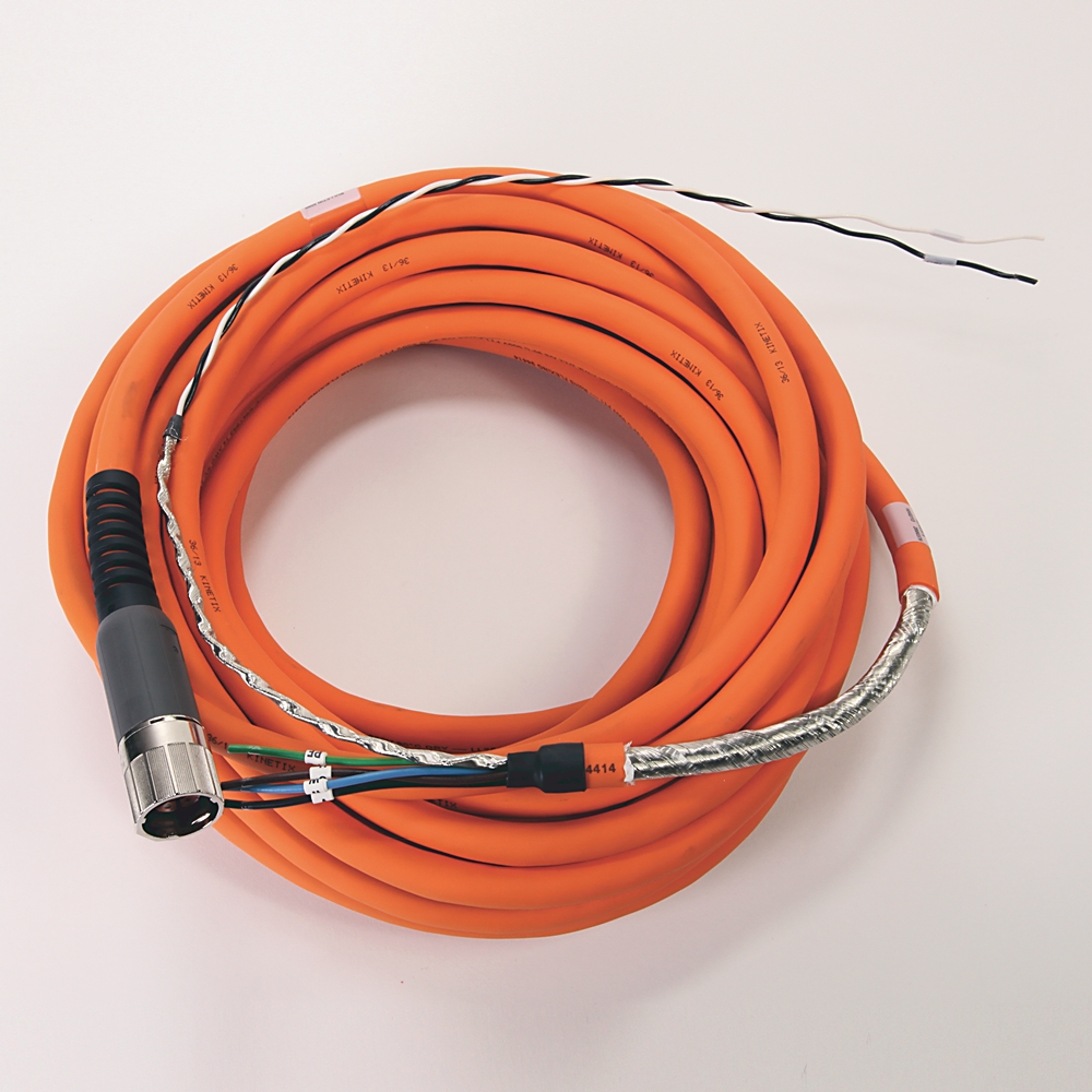 Product image for Cable power/brake continuous flex 14AWG TPE M7 orange 15m