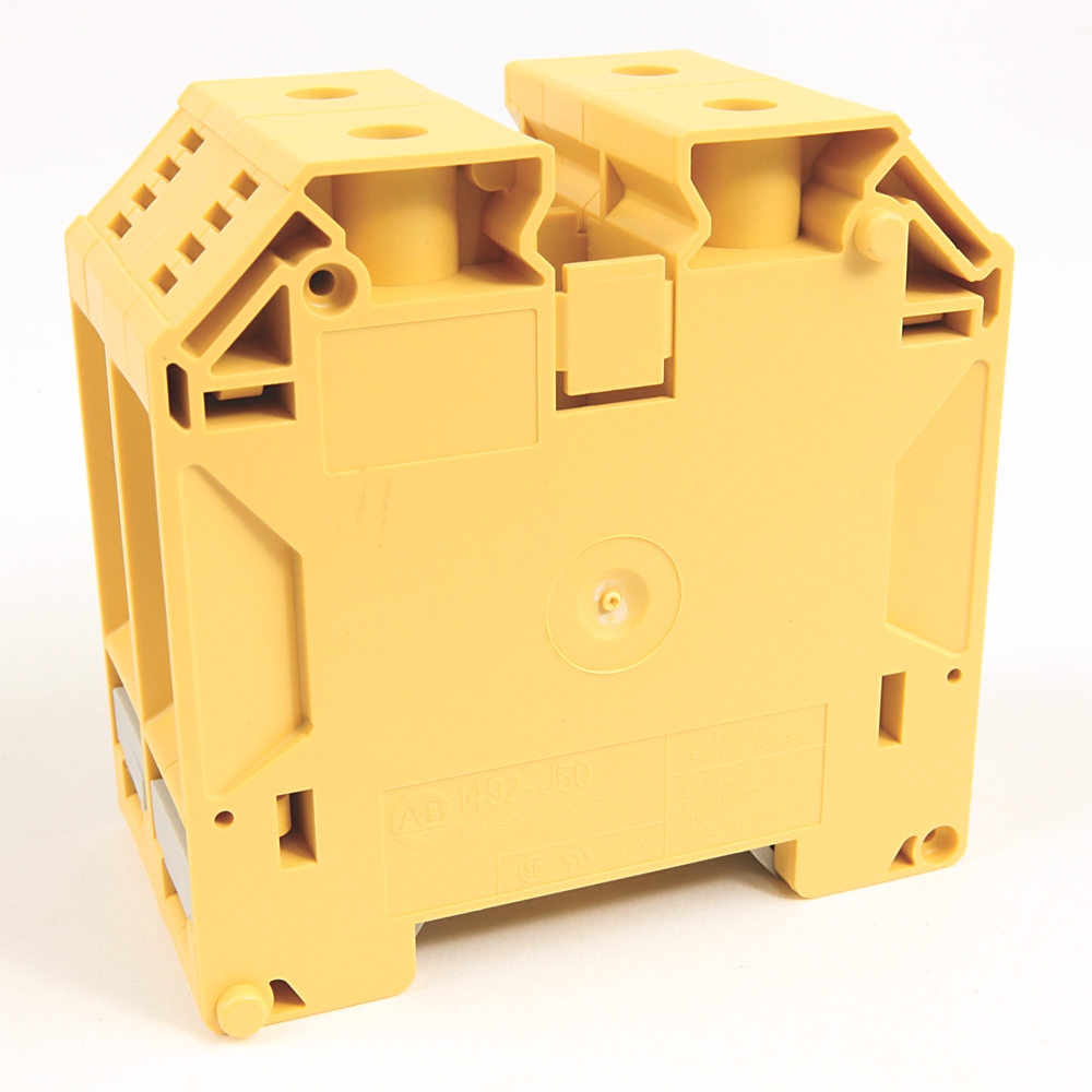 Product image for Block terminal 1-circuit feed-through 150A grey