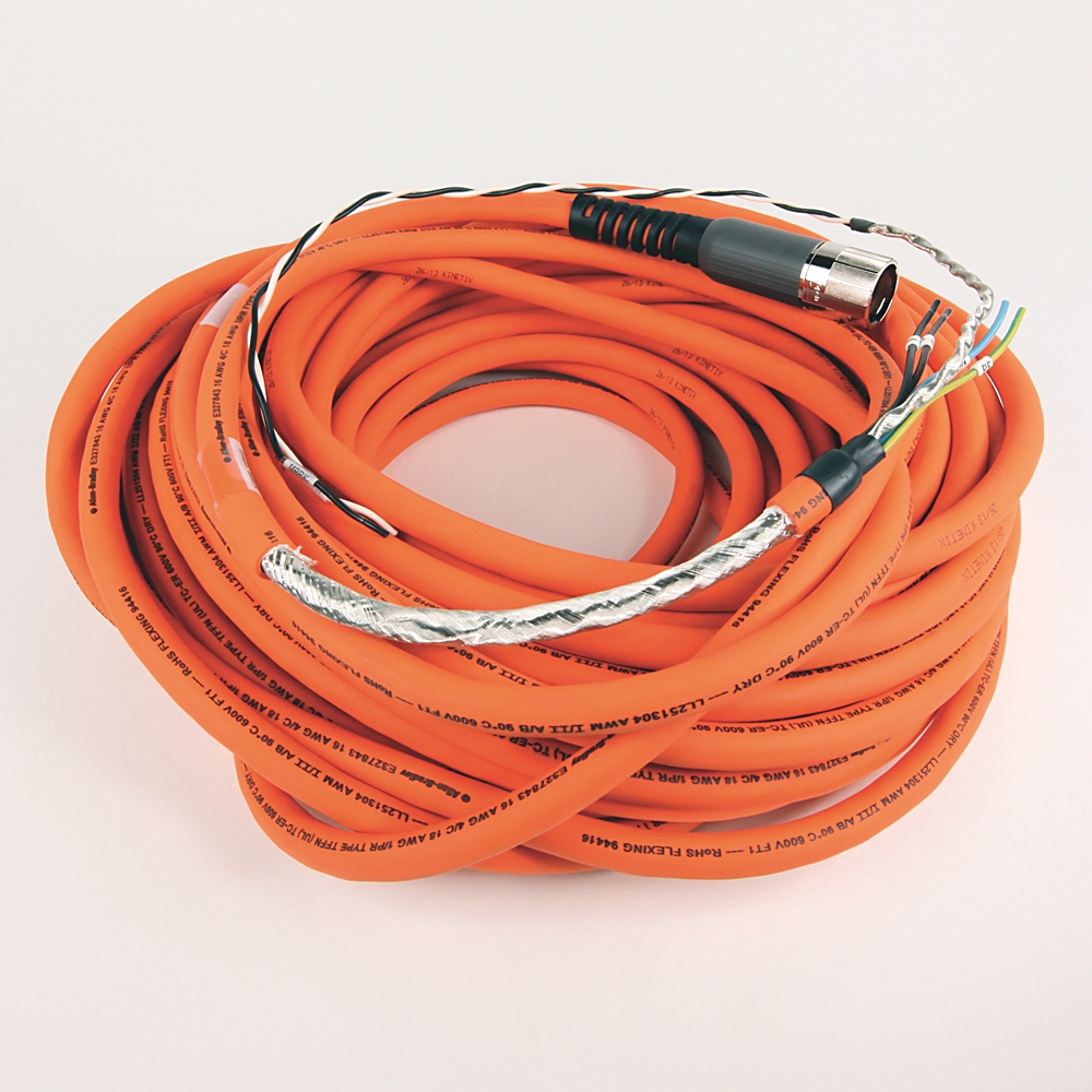 Product image for Cable power/brake continuous flex 16AWG TPE M7 orange 25m