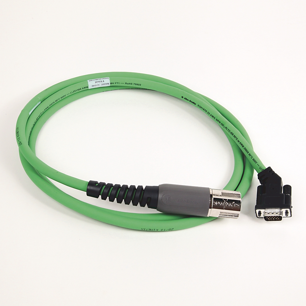 Product image for Cable feedback non-flex D-sub 22AWG TPE M7 green 2m