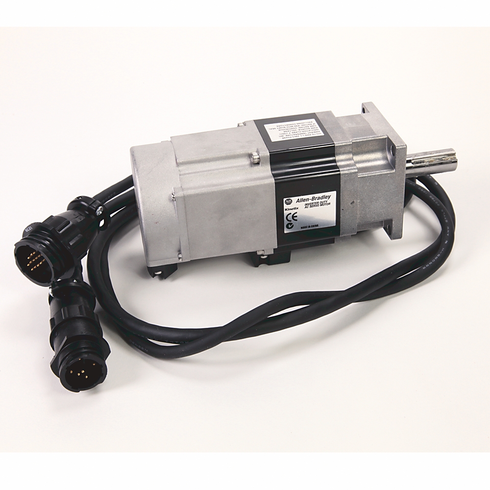 Product image for Motor servo low-inertia keyed 24VDC brake 230VAC 6000RPM 50.8mm stack 70mm