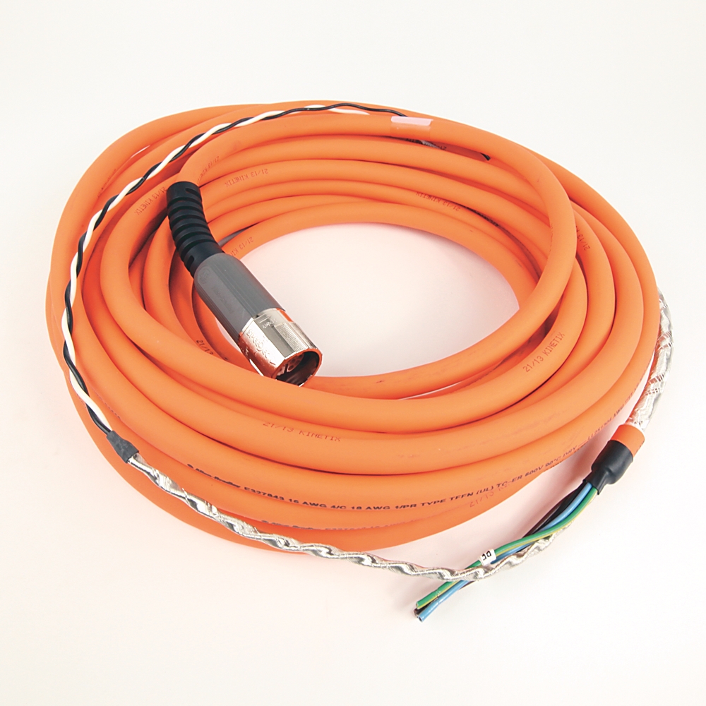 Product image for Cable power drive-end flying-lead flex 12m