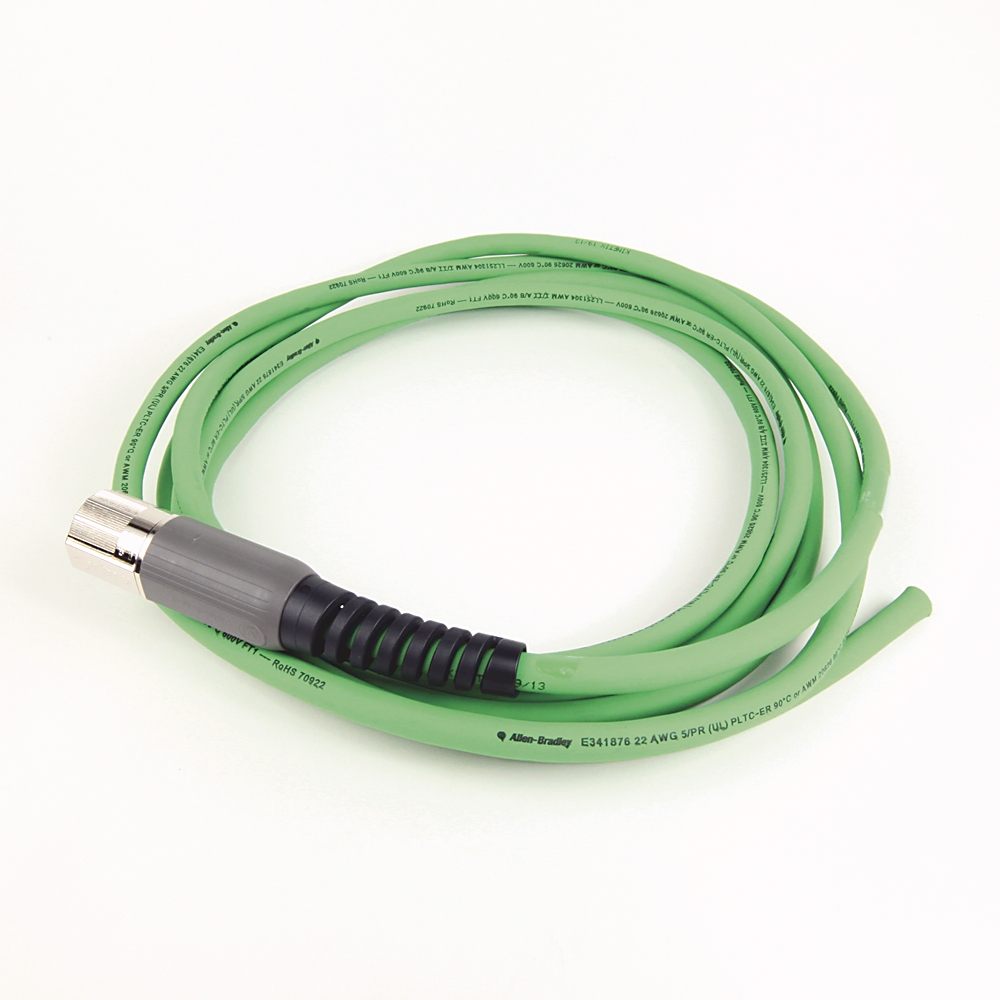 Product image for Cable feedback non-flex flying lead D-sub 22AWG TPE M7 green 4m