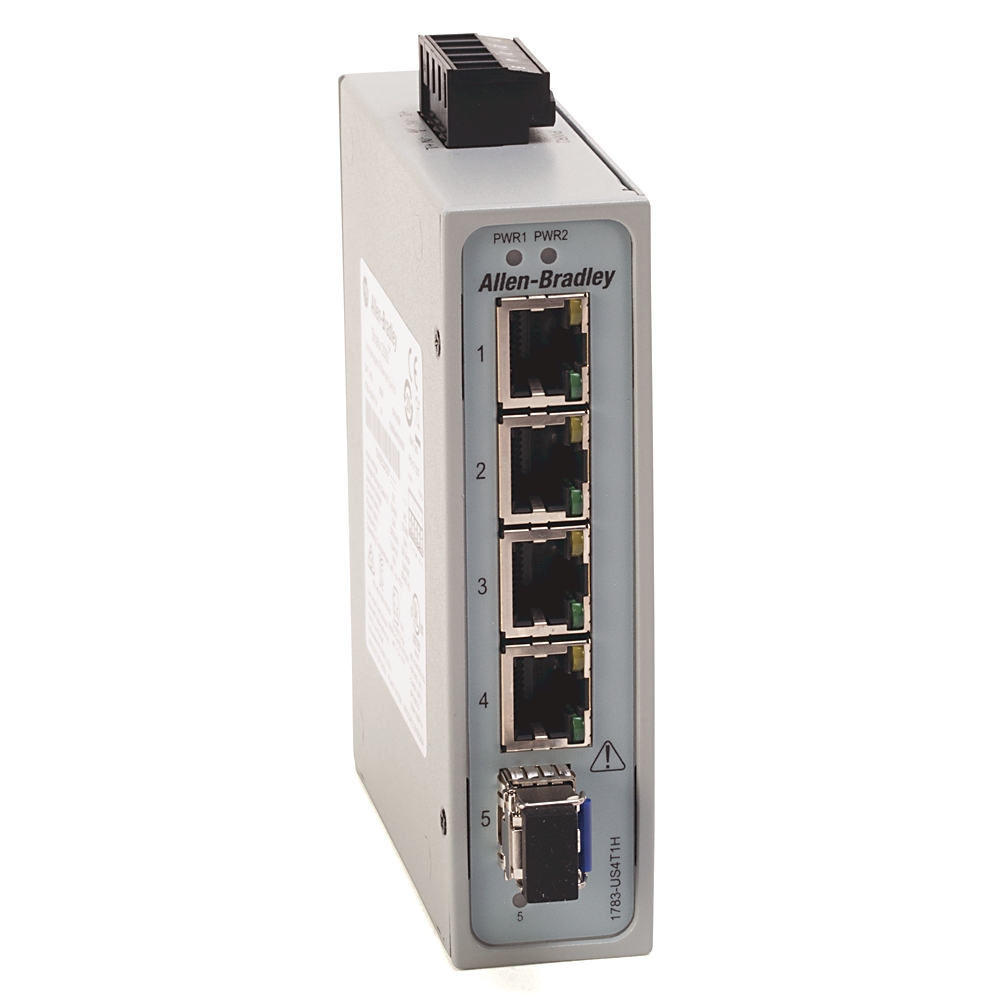 Product image for Switch unmanaged 4-copper/1-single mode fiber ports
