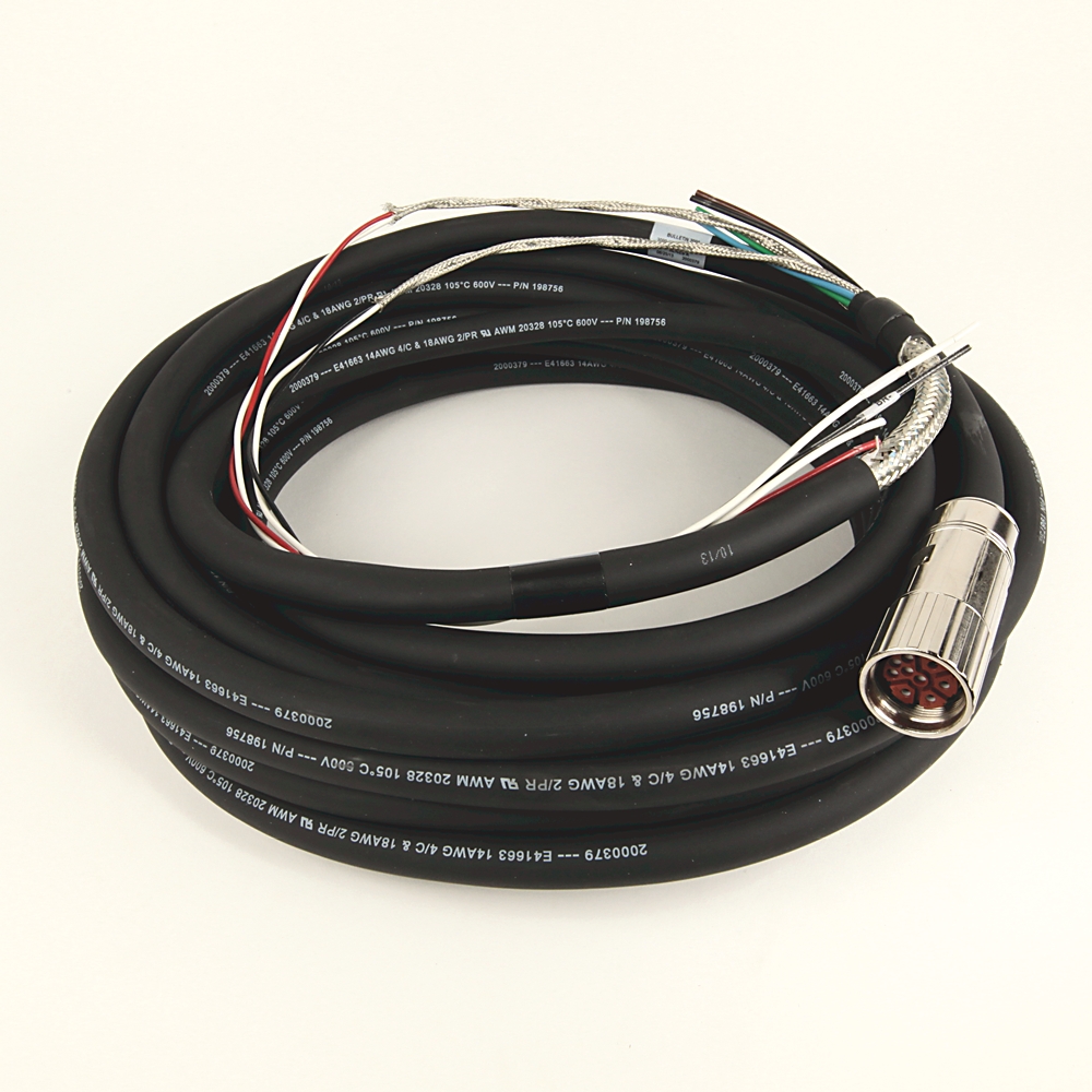 Product image for Cable power non-flex 14AWG TPE M4 black 15m