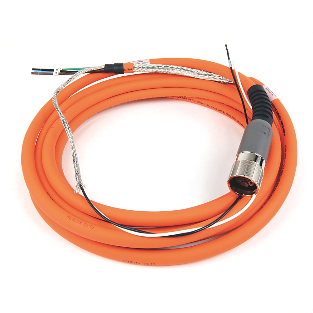 Product image for Cable power/brake non-flex 14AWG TPE M7 orange 5m