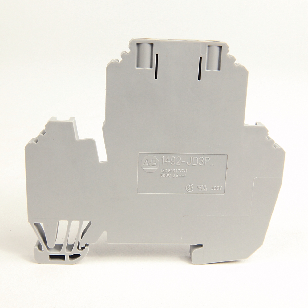 Product image for Block terminal 2-circuit plug-in test plug 12-30AWG 20A 300V grey