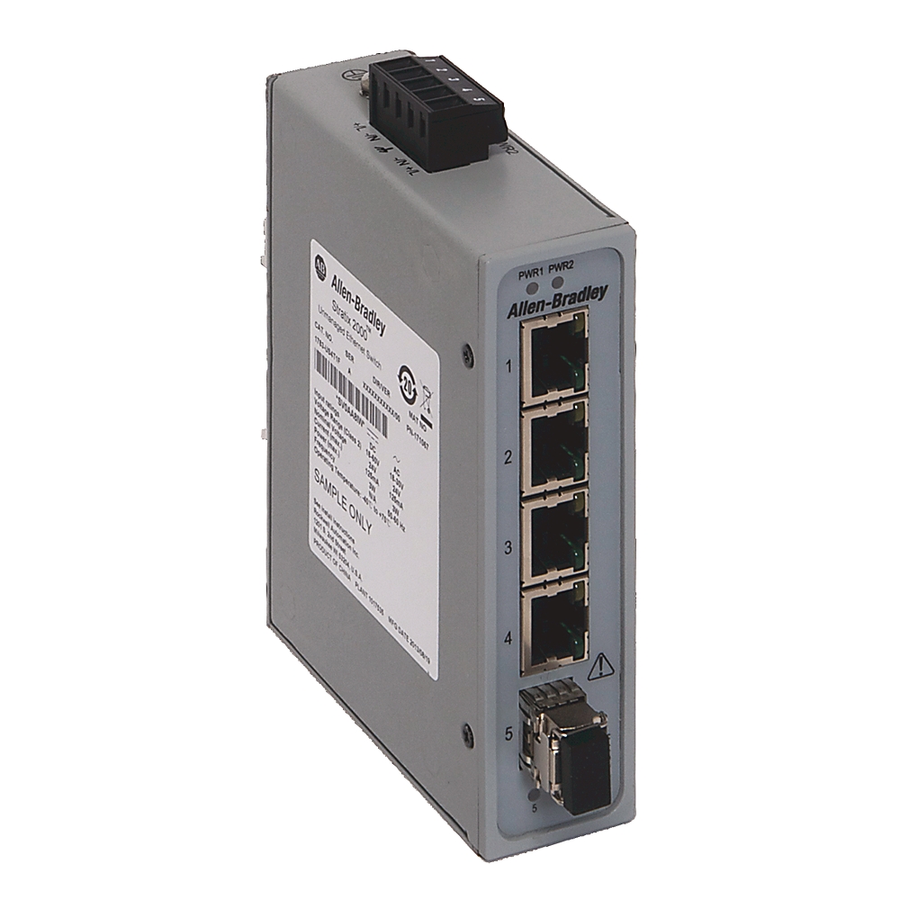 Product image for ABRA 1783-US4T1F SWITCH 4+1PORT UNMANAGED STRATIX2000