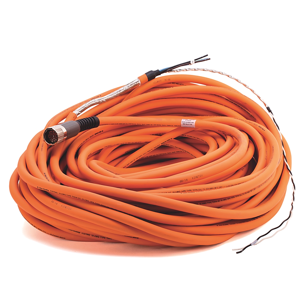 Product image for Cable power/brake continuous flex 14AWG TPE M7 orange 40m