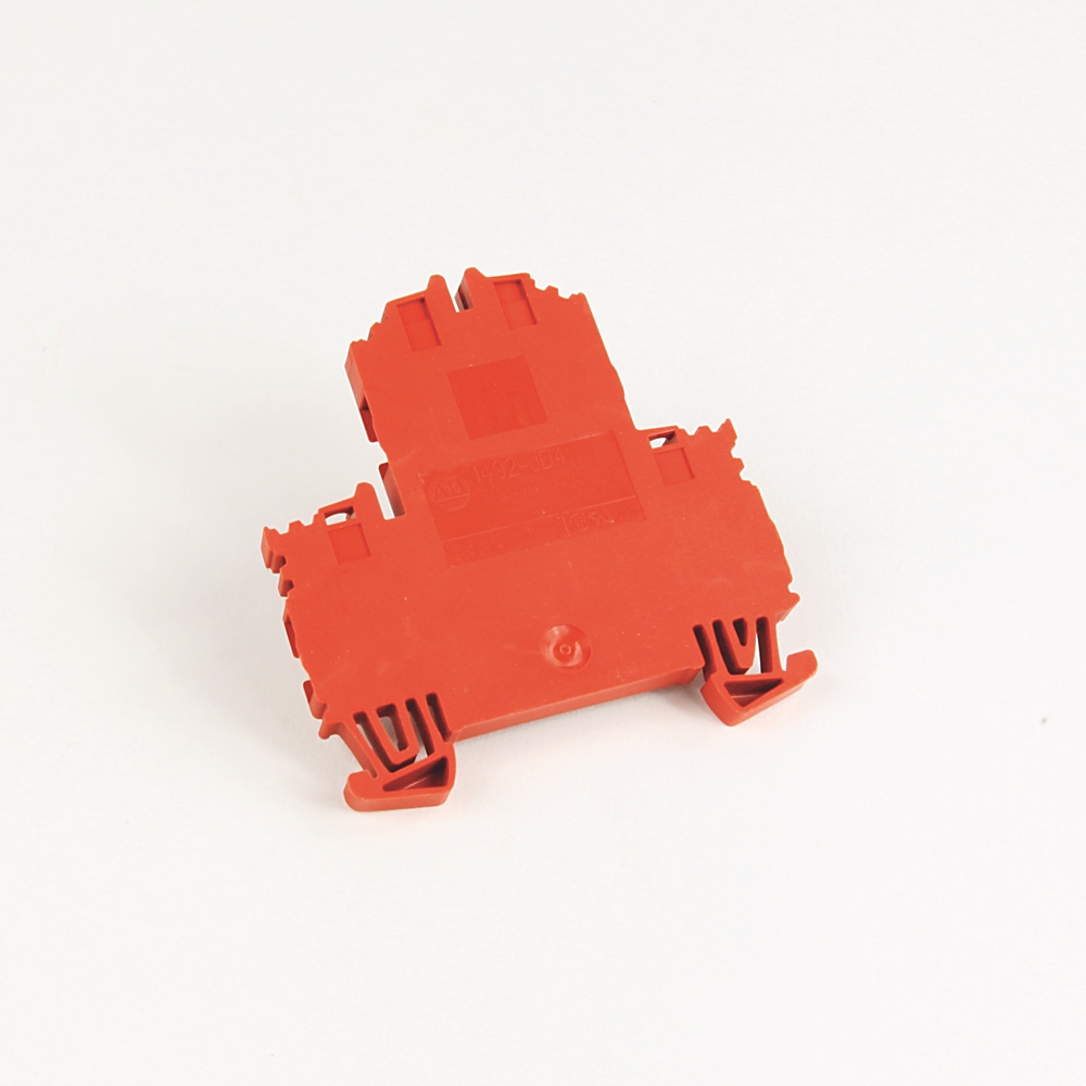 Product image for Block terminal 2-circuit screw feed-through 10-26AWG 30A 300V red