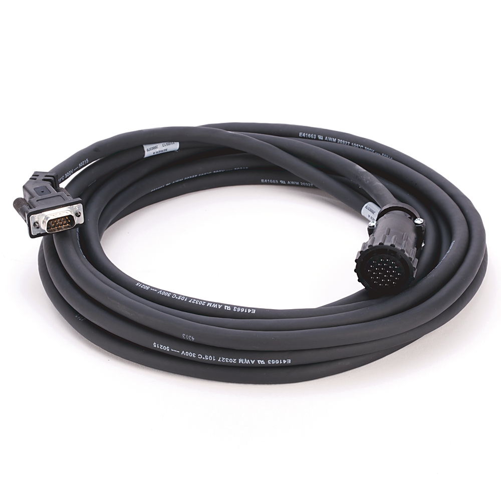 Product image for Cable feedback non-flex 28AWG TPE M6 black 7m